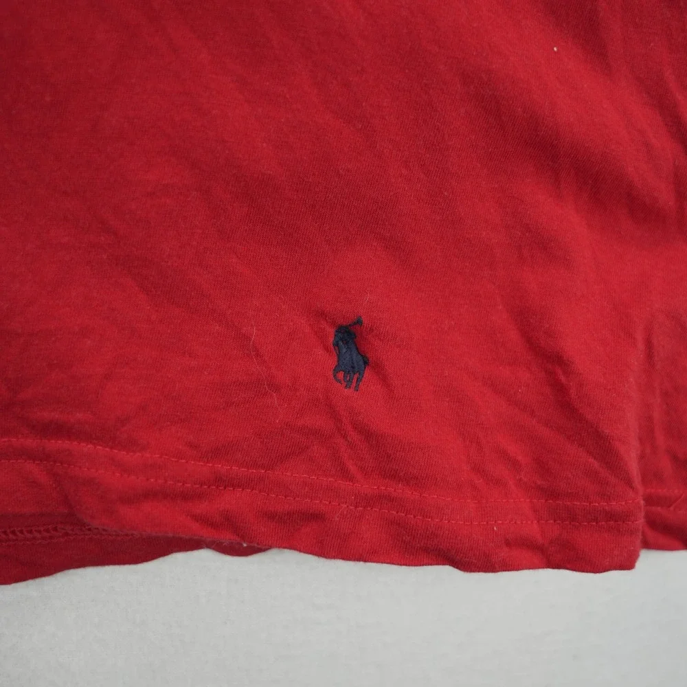 Polo Ralph Lauren Mens XL Red Classic Fit Short Sleeve Cotton T-Shirt Pony Logo